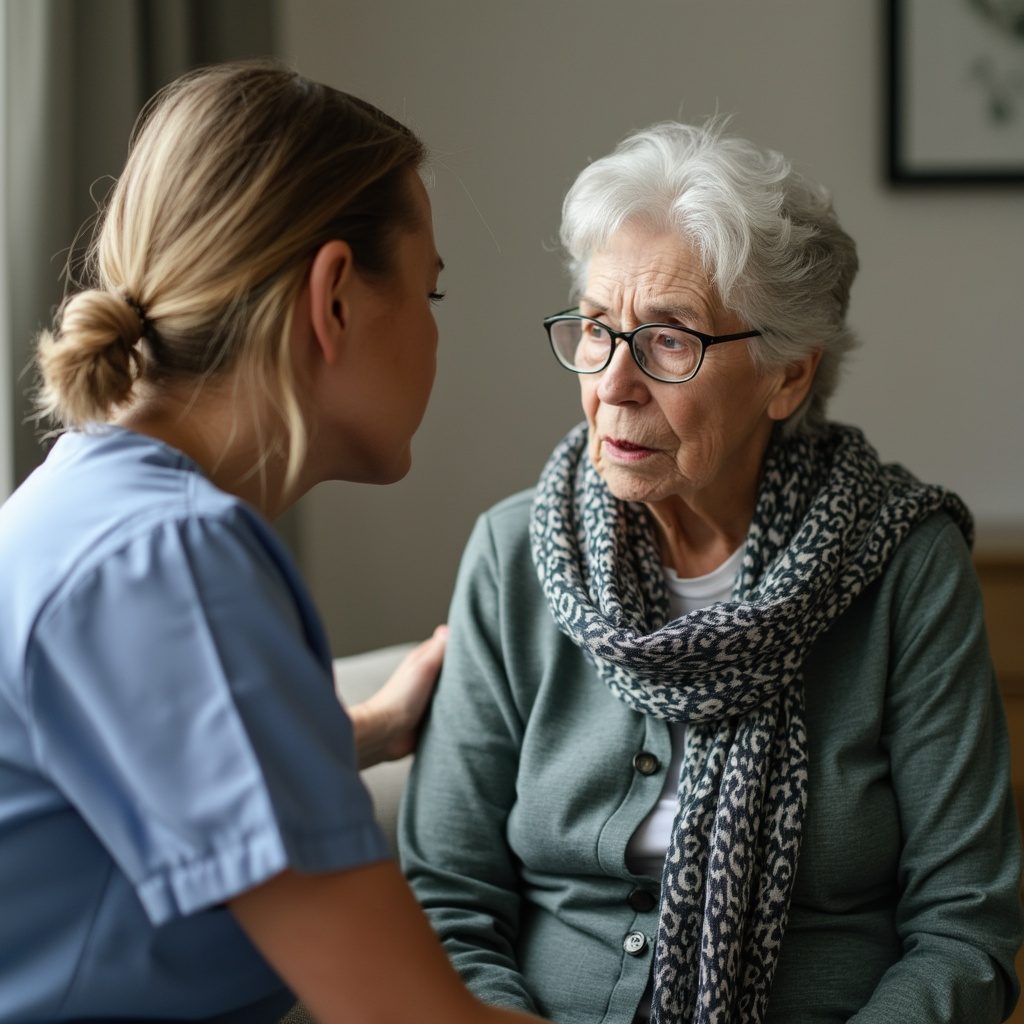 caregiver listening