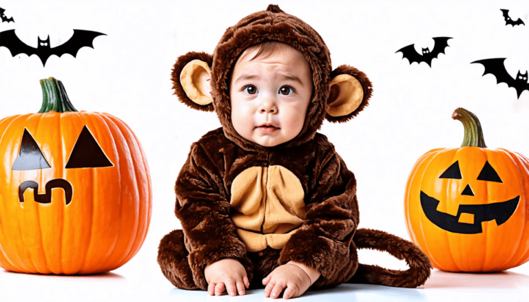 Spooktacular Creations Halloween Toddler Monkey Costume Set with Toy Banana for Baby Halloween Dress Up,Safari Themed Parties