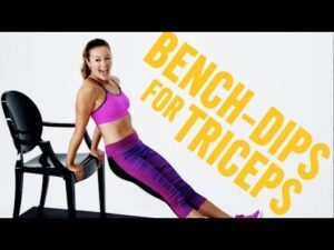 One Minute Bench Dip Challenge For Triceps