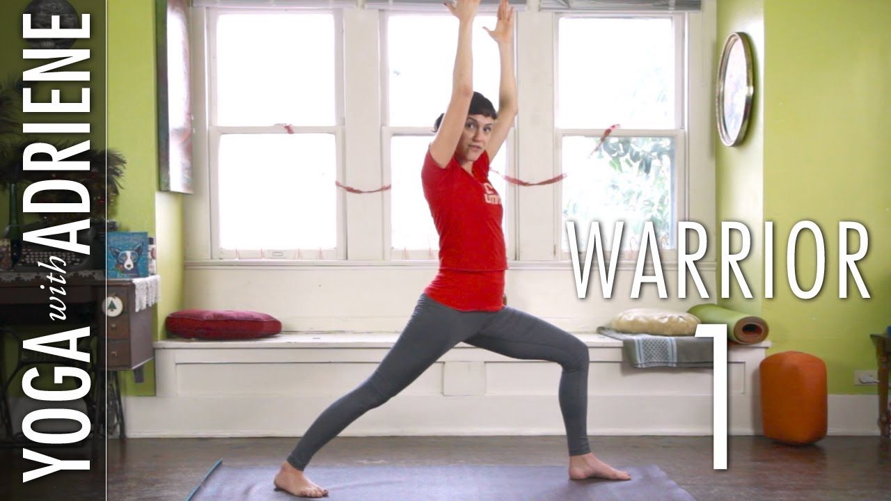 Warrior One Yoga Pose Yoga With Adriene