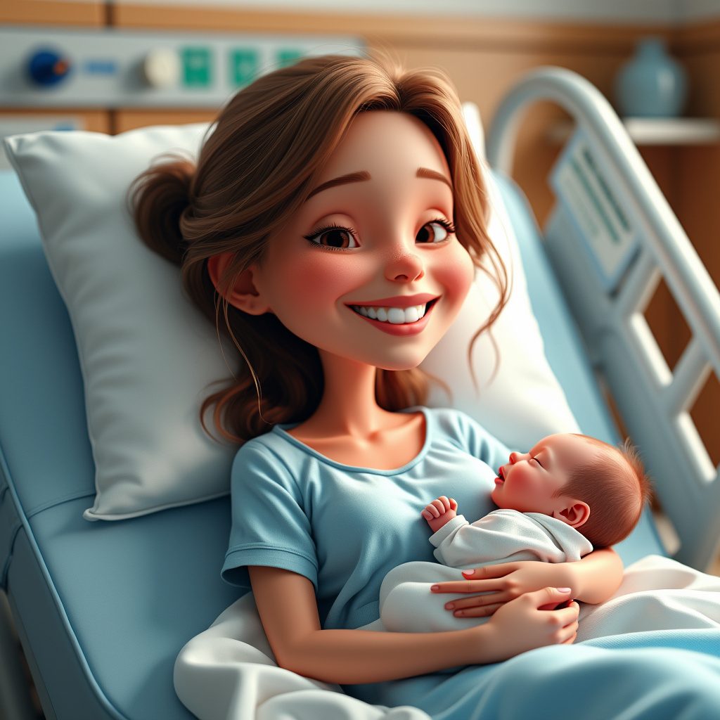 Hospital Mom And Newborn