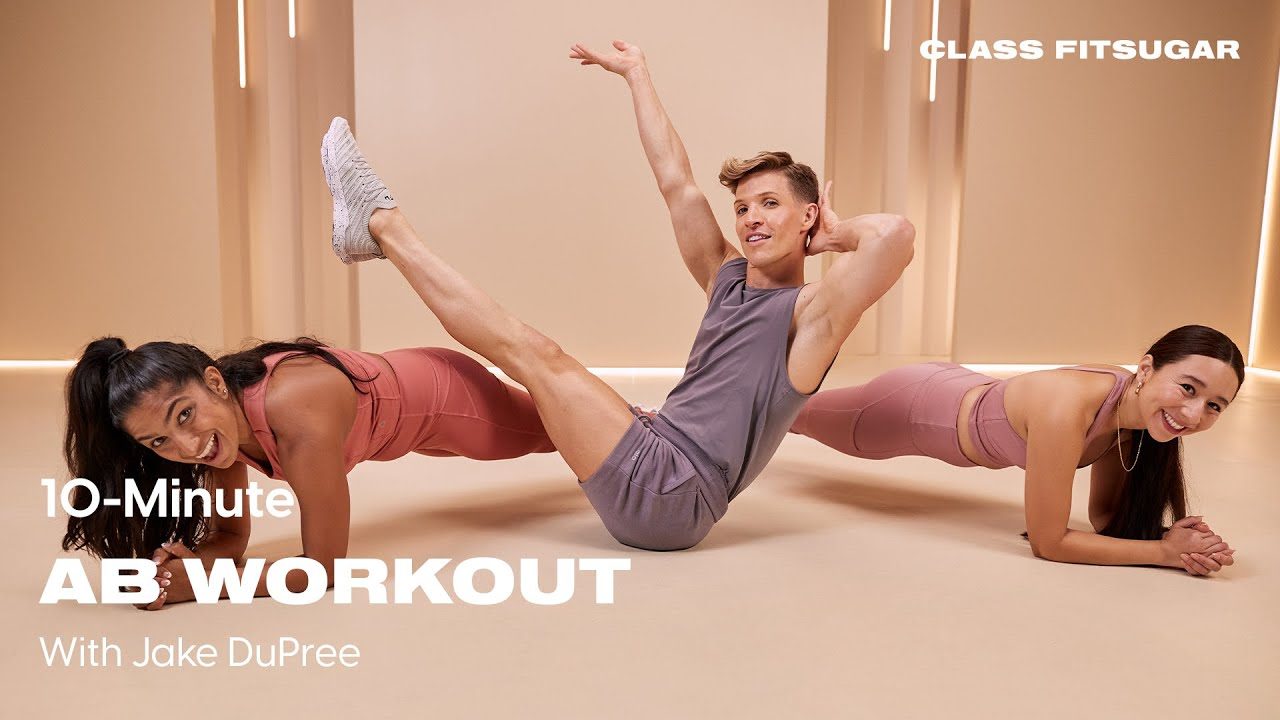 Minute Ab Workout With Jake Dupree | POPSUGAR FITNESS