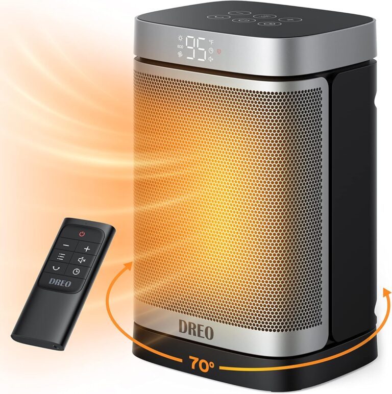 Dreo Space Heater, W Portable Electric Heaters for Indoor Use,