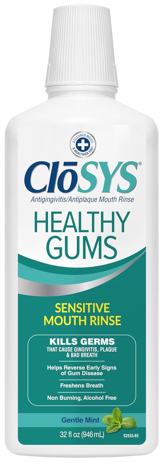 Closys Healthy Gums Mouthwash, Antiplaque and Anti gingiviti