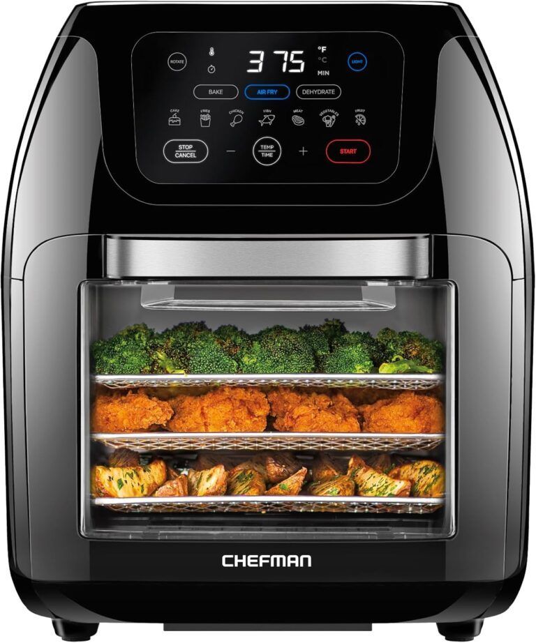 Chefman Multifunctional Digital Air Fryer+ Rotisserie, Dehyd