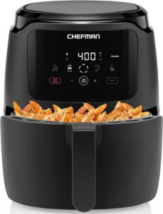 Chefman Digital Air Fryer, Large Qt Family Size, One