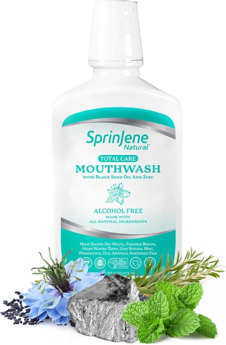 Sprinjene Fluoride Free Mouthwash Alcohol Free For Fresh Bre