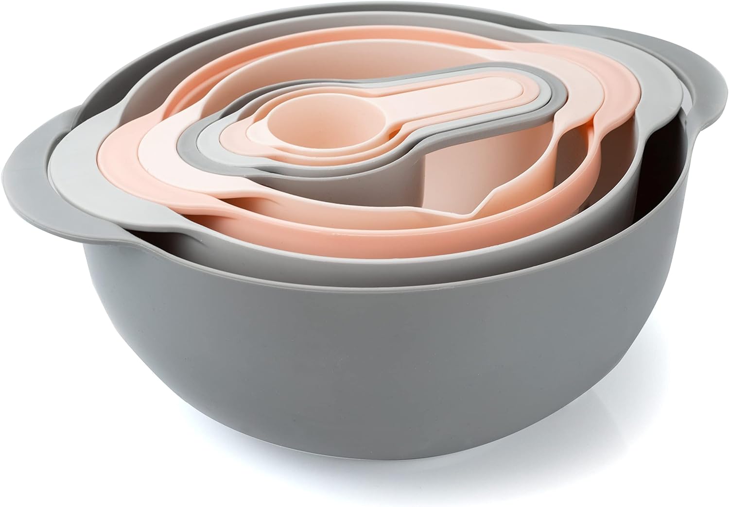 COOK WITH COLOR Piece Nesting Bowls with Measuring Cups