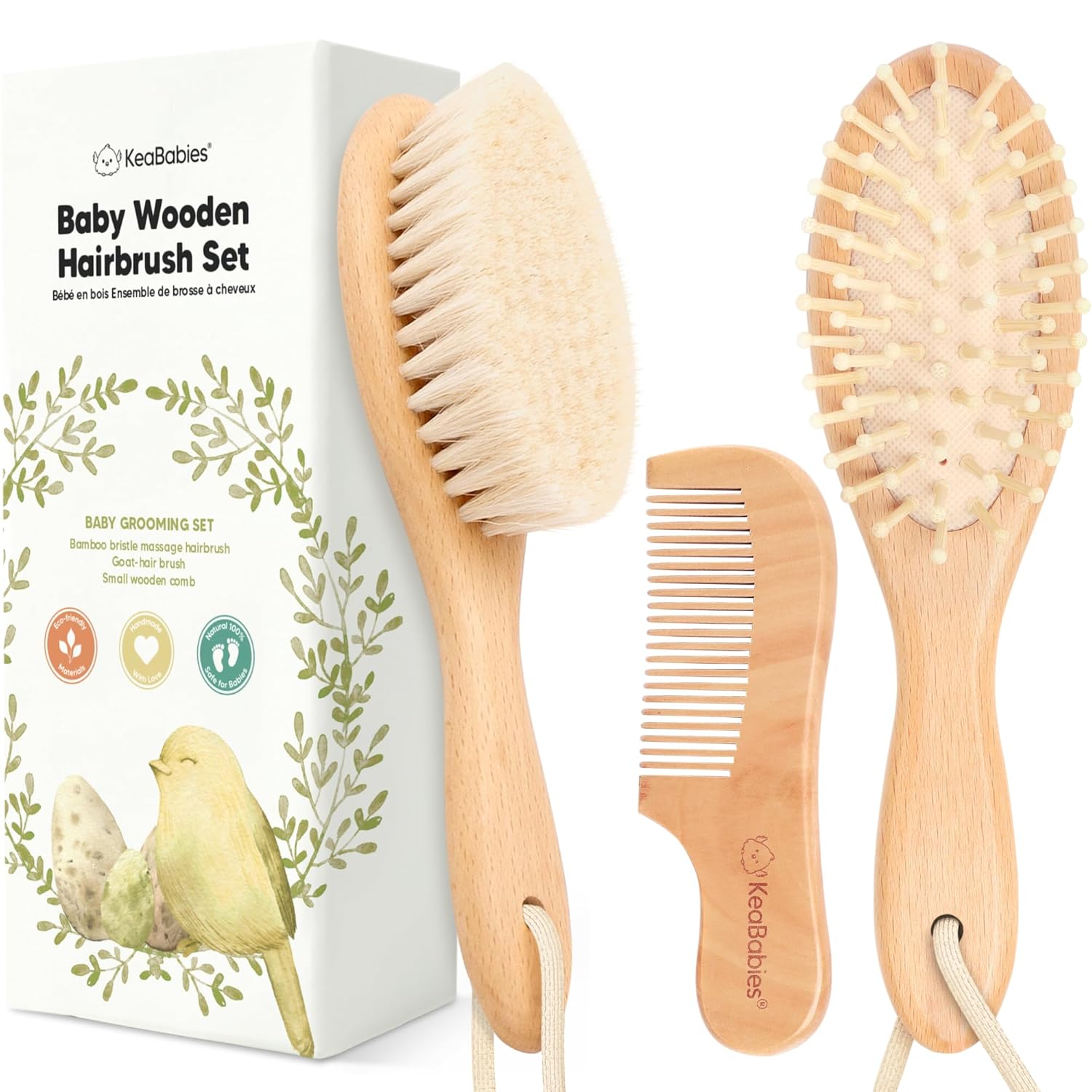 Baby Hair Brush And Comb Set For Newborn