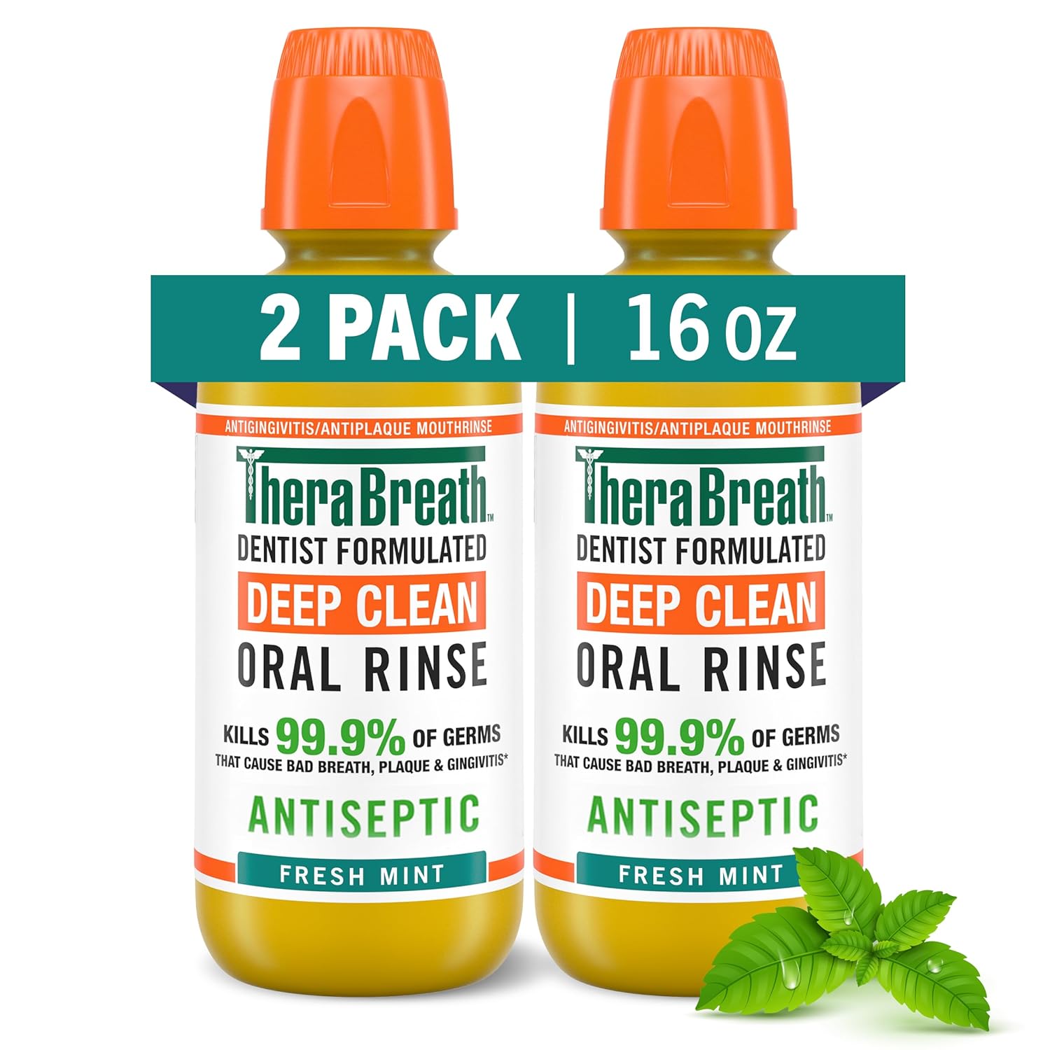 TheraBreath Deep Clean Mouthwash, Antigingivitis, Antiseptic