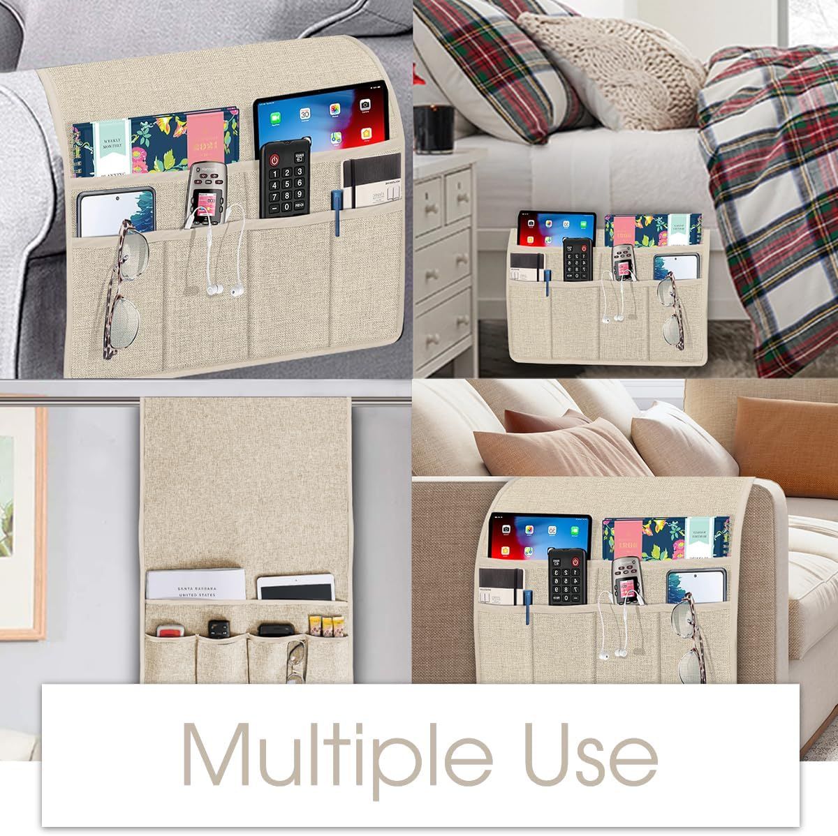 Beige Remote Control Holder ()