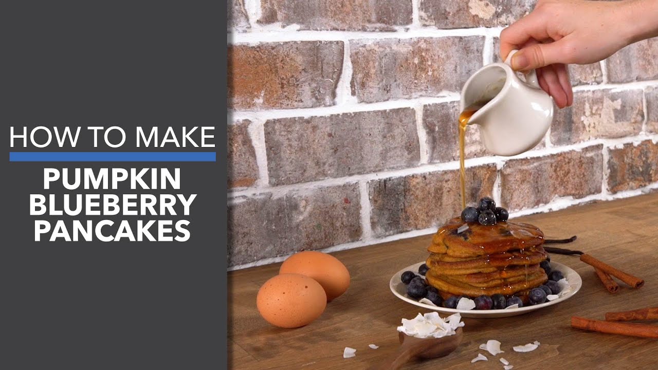 How To Make Pumpkin Blueberry Pancakes Recipe