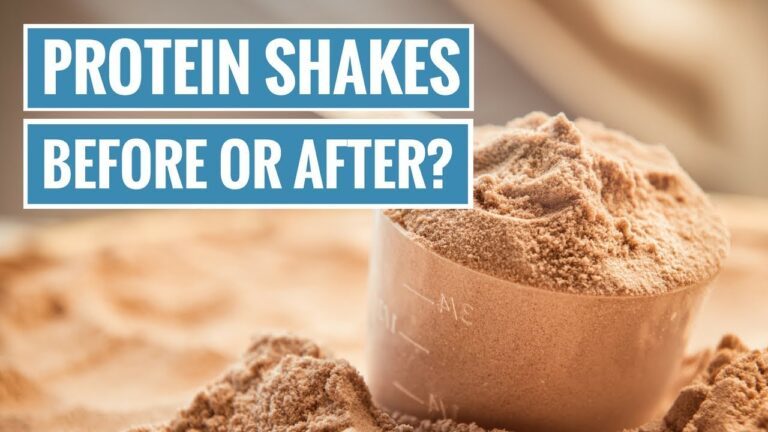 Should You Have A Protein Shake Before Or After Your