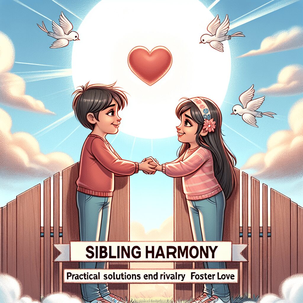 Sibling Harmony: Practical Solutions to End Rivalry and Foster Love