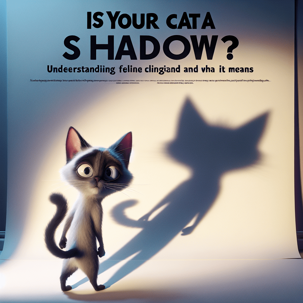 Is Your Cat a Shadow? Understanding Feline Clinginess and What