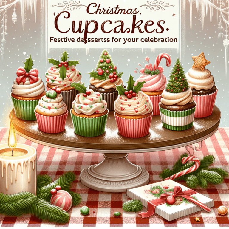 Sparkle and Spice: 10 Delightful Christmas Cupcake Recipes to Sweeten Your Holiday