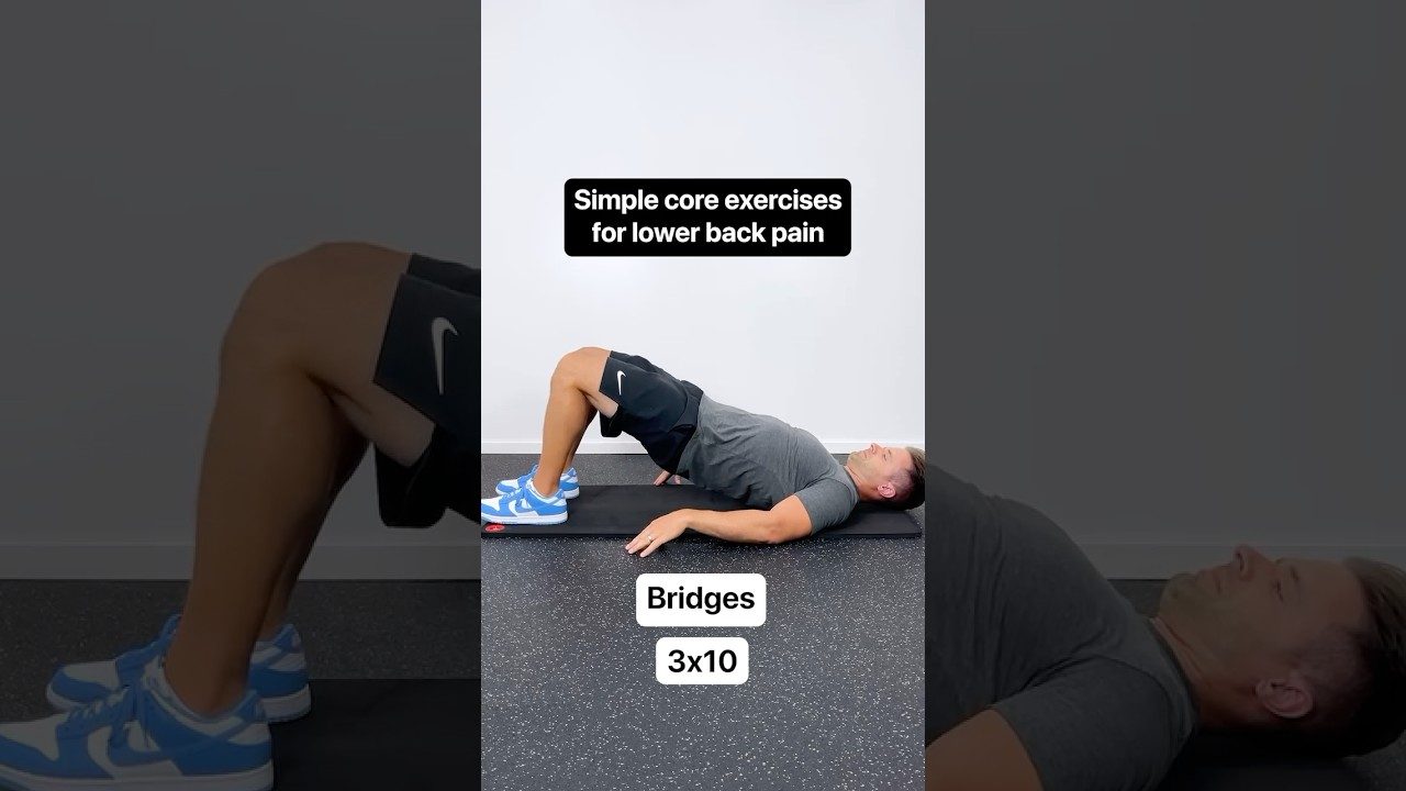 SIMPLE Exercises For Lower Back Pain Relief! (Strengthen Your