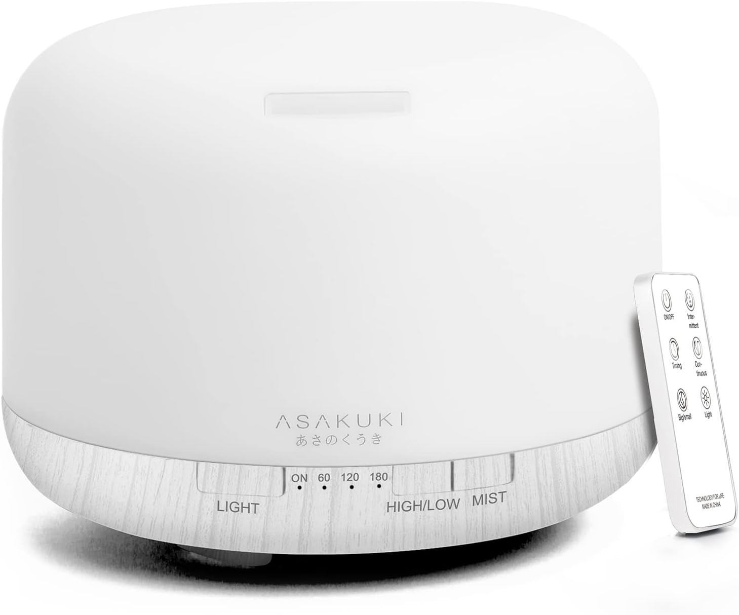 ASAKUKI ml Premium Essential Oil Diffuser with Remote Con