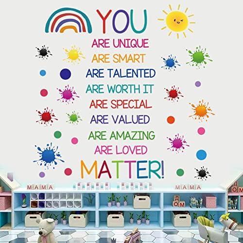 Colorful Inspirational Quote Wall Decals Motivational Phrase