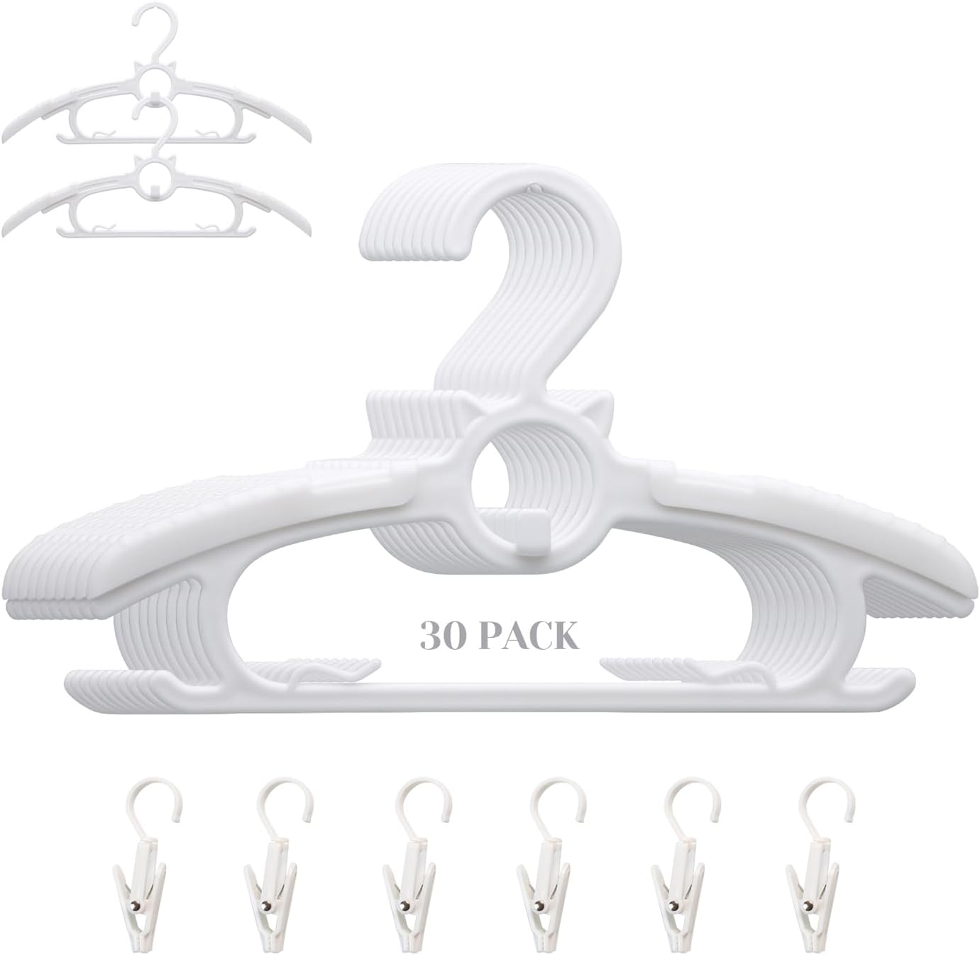 Baby Nursery Closet Hangers, Ultra Thin Non Slip and Extenda