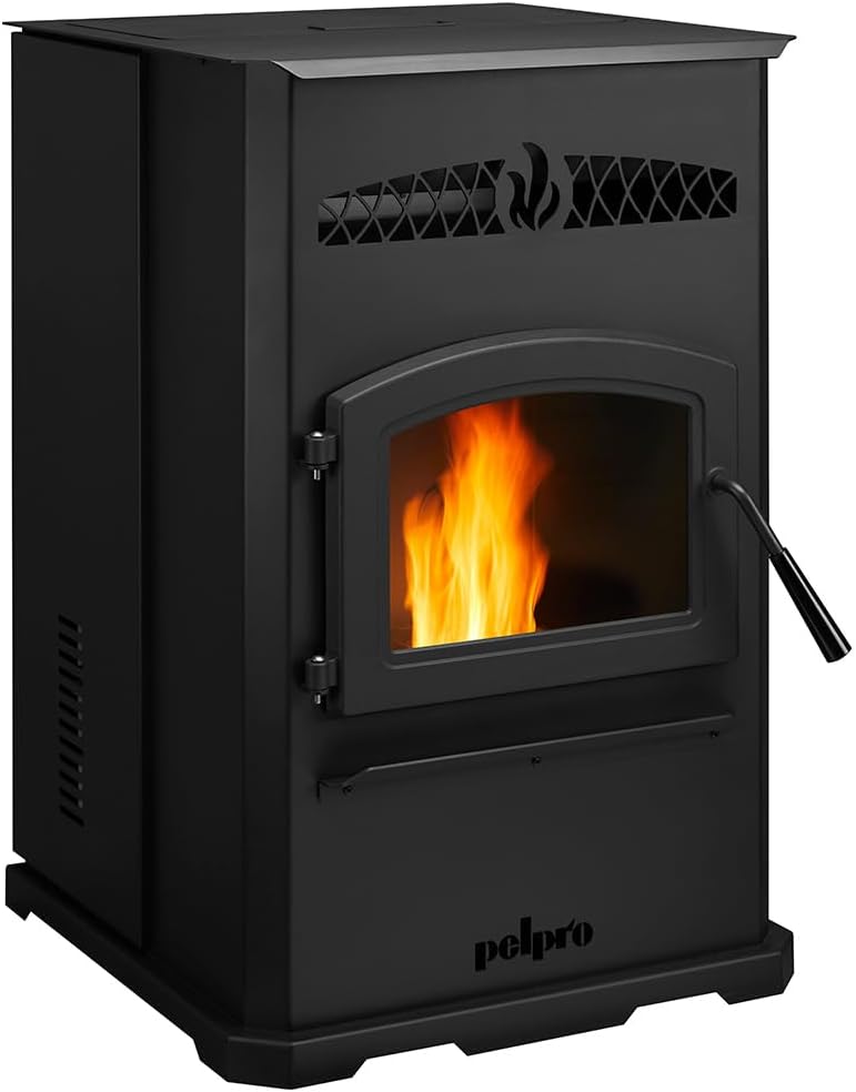 PP Pellet Stove for Home Heating lb Hopper,