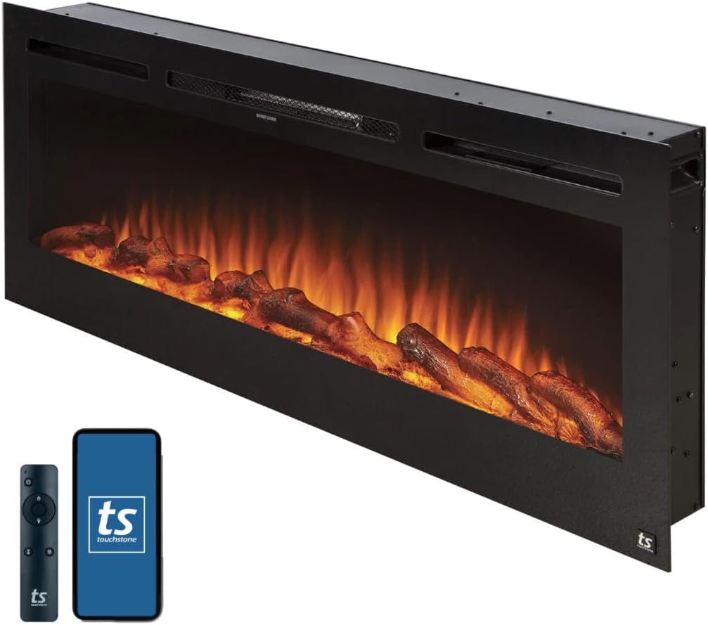 Touchstone Smart Electric Fireplace The Sideline Inch Wid