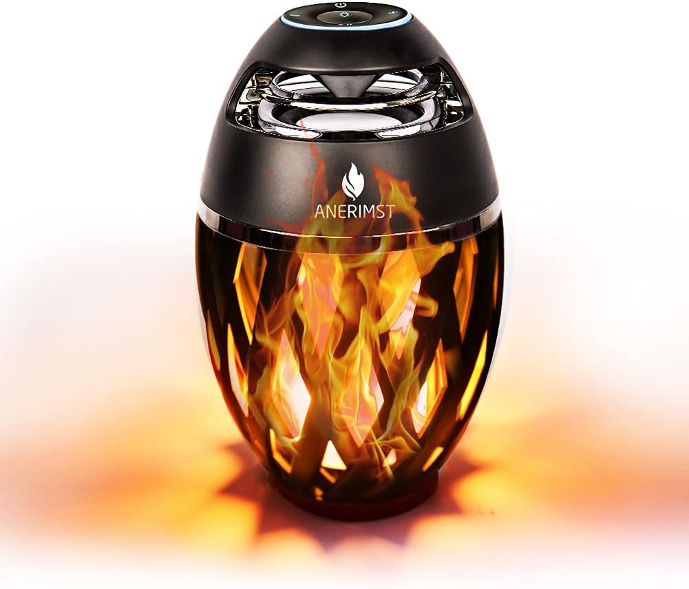 Outdoor Bluetooth Speaker with Flame Atmosphere, Electronics