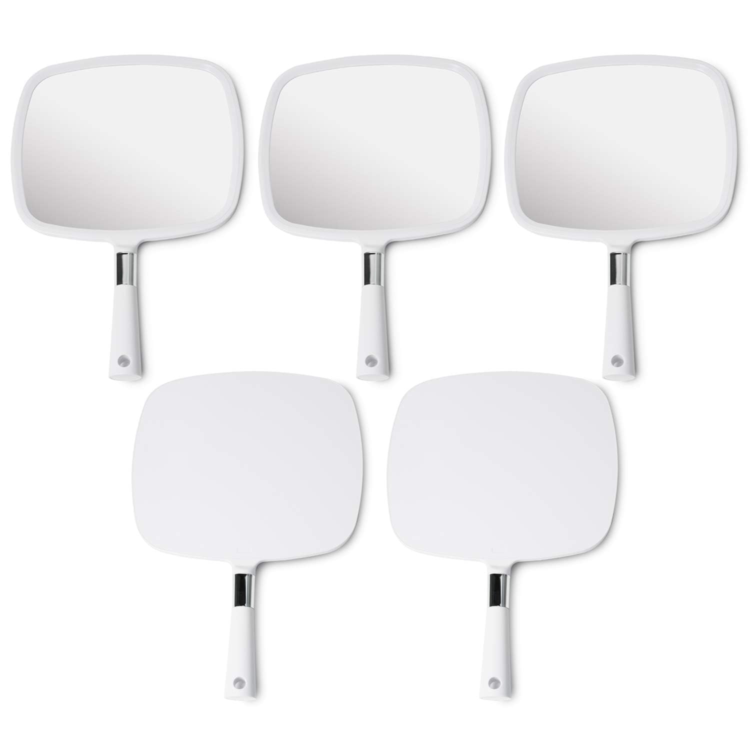 MIRRORVANA Pack of Large & Comfy Hand Held Mirrors