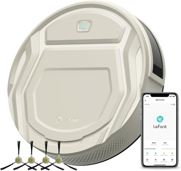 Lefant Robot Vacuum M Pro, Pa Suction, Mins Runtim