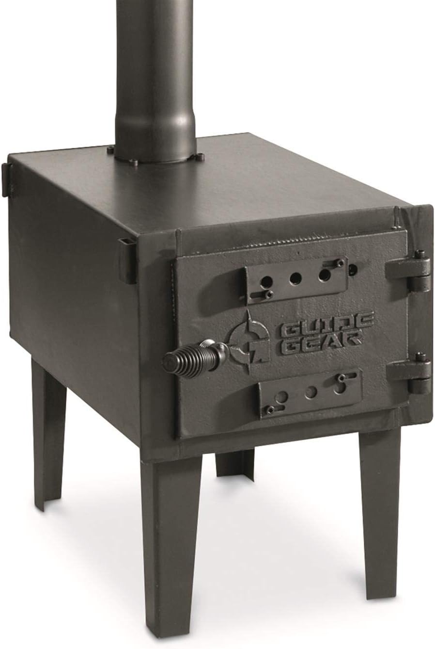 Outdoor Wood Burning Stove, Portable with Chimney Pipe for C