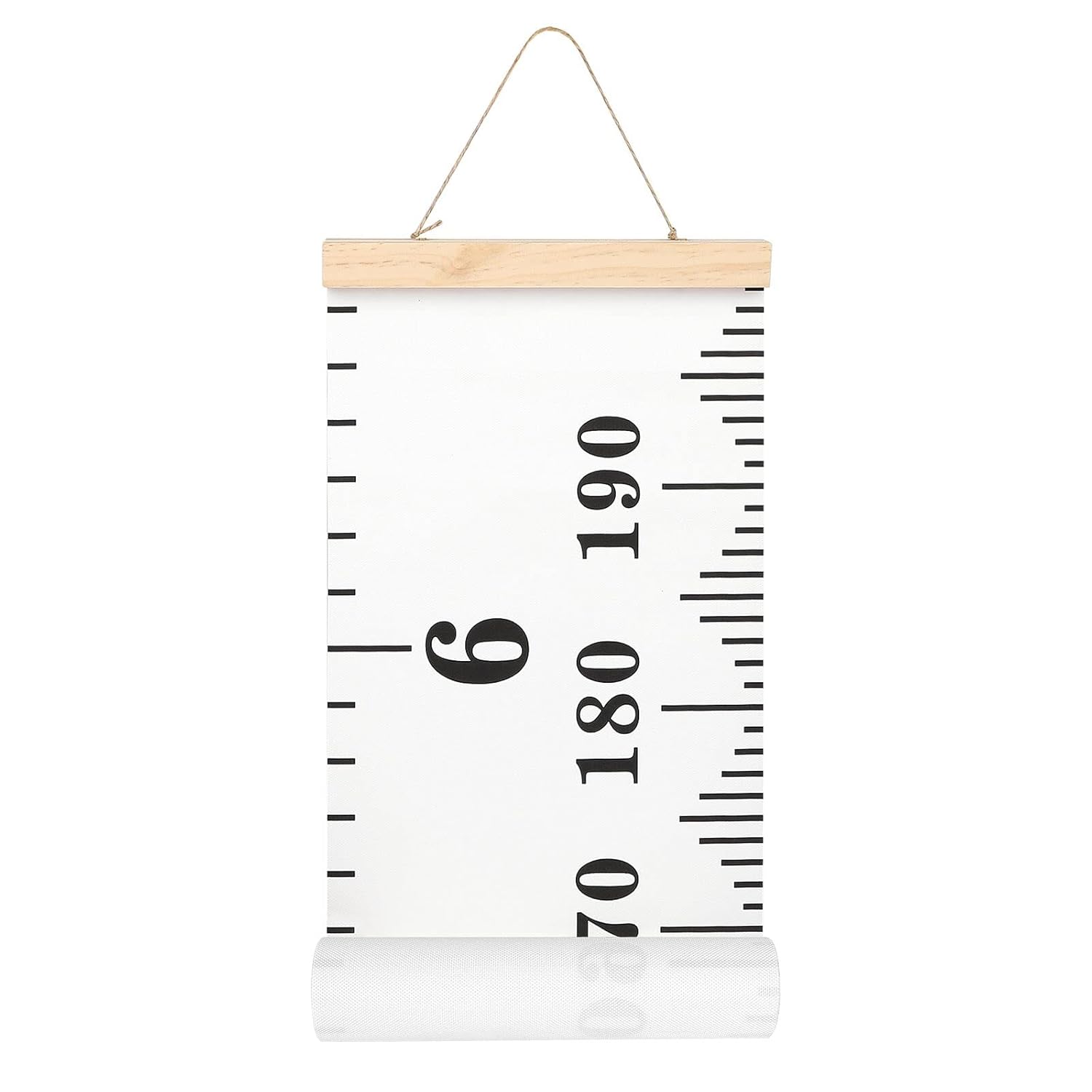 Mibote Baby Growth Height Chart Handing Ruler Wall Decor for