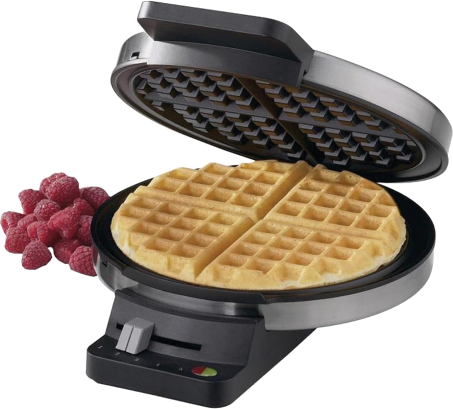 Cuisinart WMR CAP Round Classic Waffle Maker, Brushed Stain