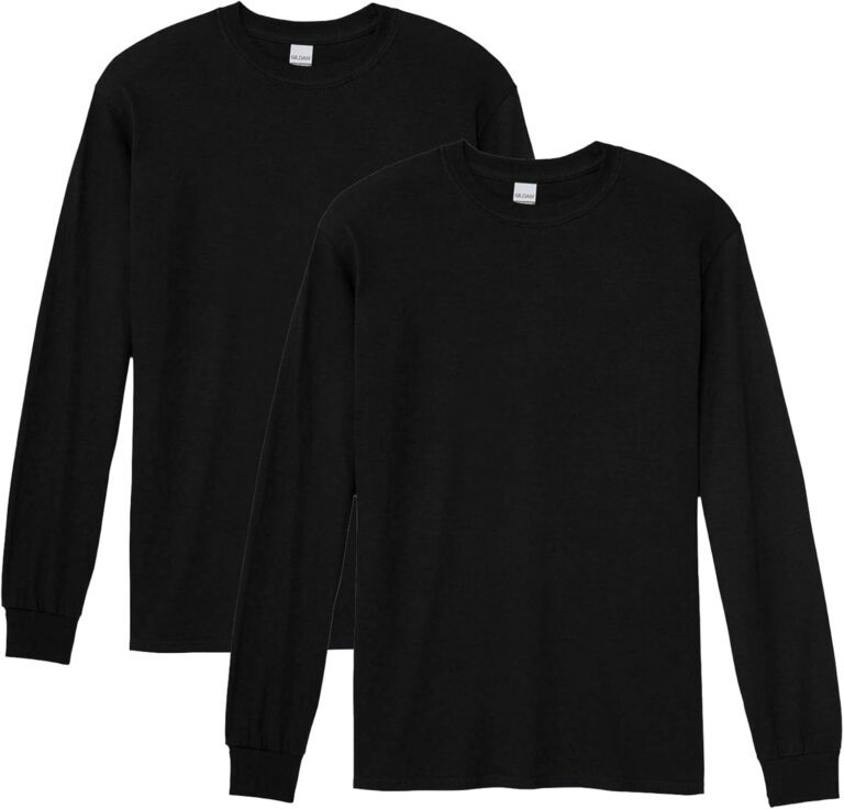 Gildan Adult Heavy Cotton Long Sleeve T Shirt, Style G,