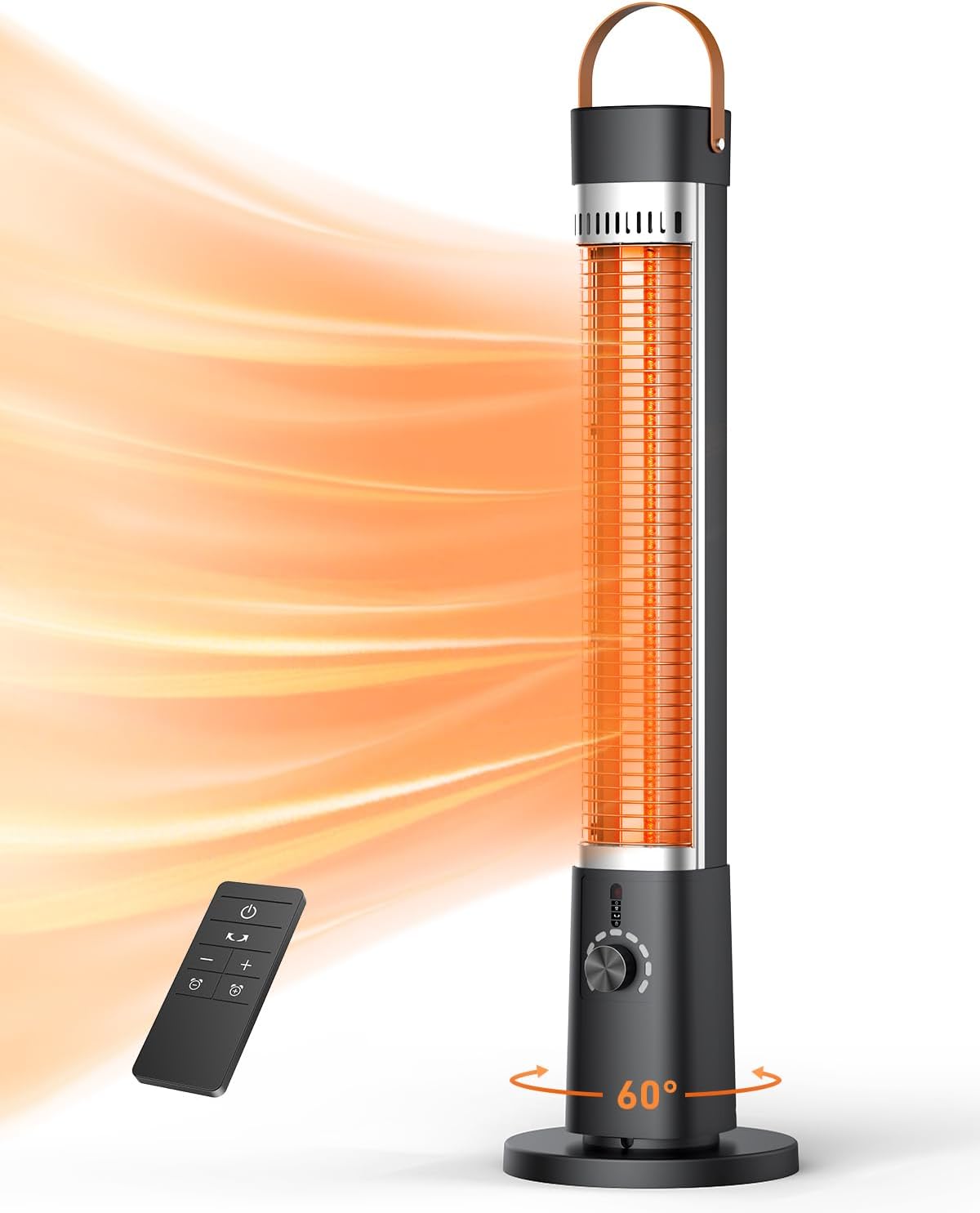 Patio Heater for Outdoor Use, Electric Space Heater Indoor,