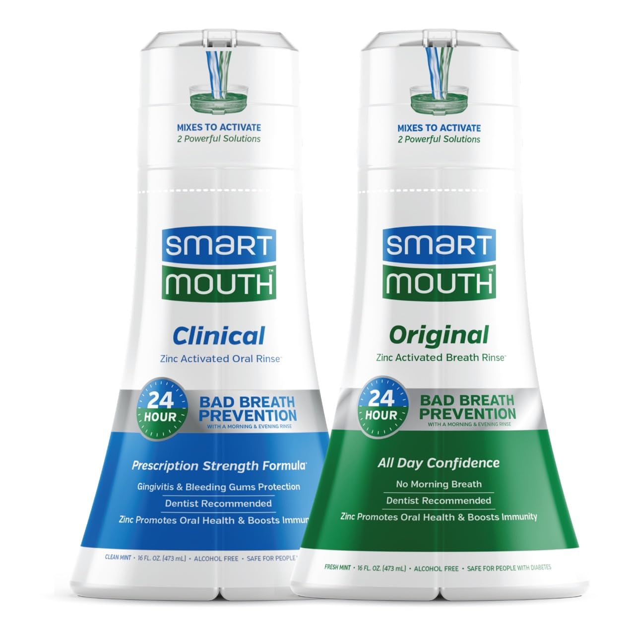 SmartMouth DDS Activated Clinical Mouthwash & Original Activ