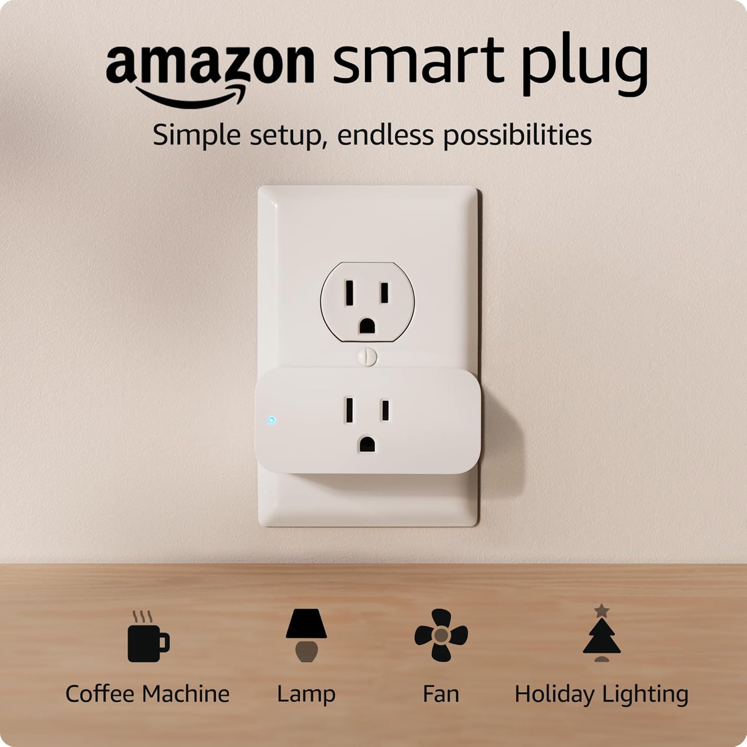 Amazon Smart Plug | Works with Alexa | Simple setup,