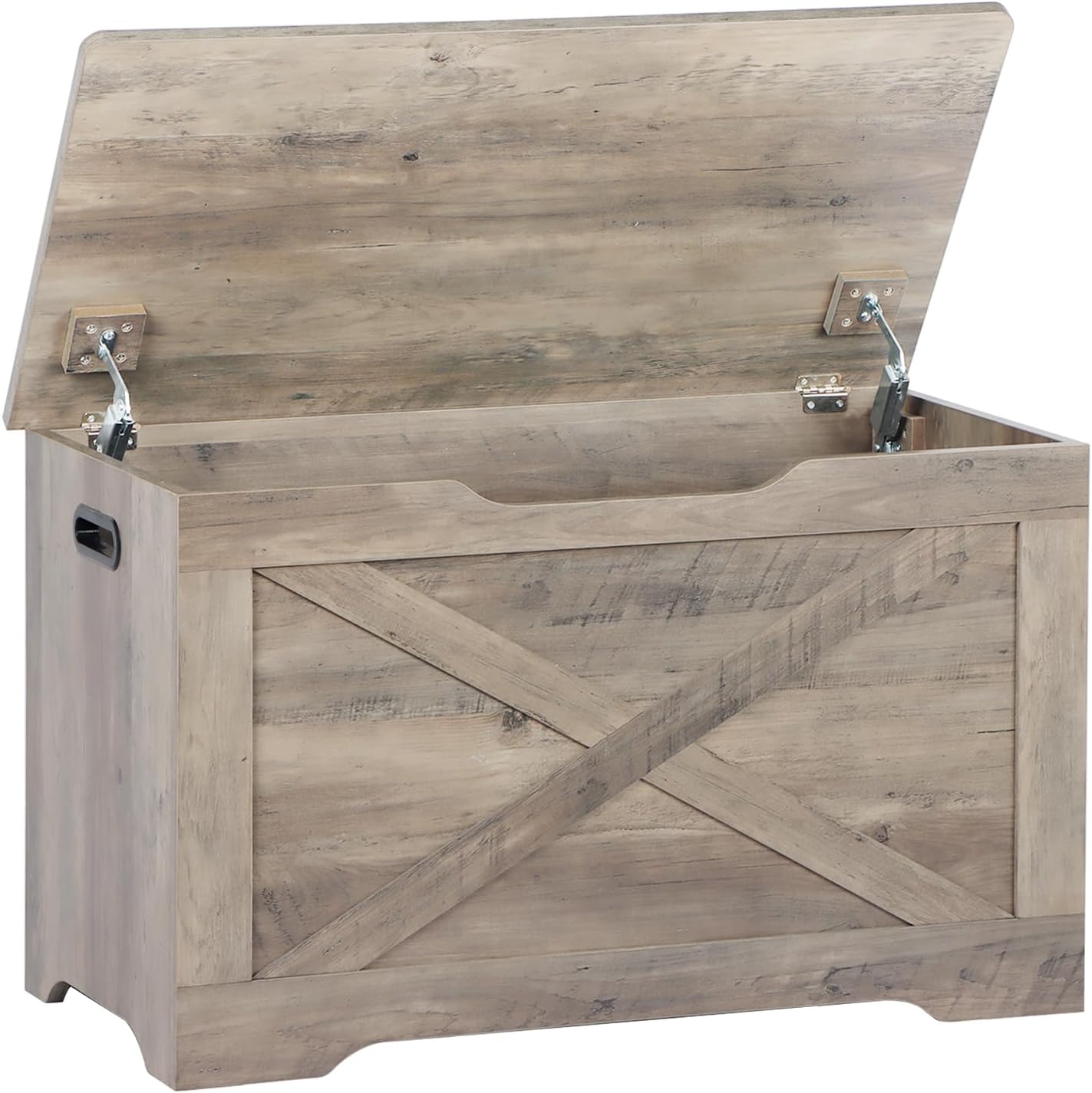 Storage Chest, Wooden Storage Bench, Entryway Shoes Bench wi