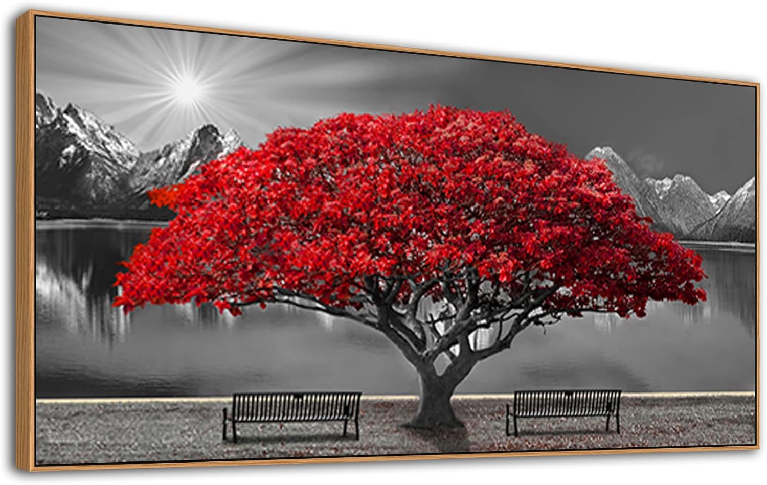 Large Framed Wall Art for Living Room Large Mangrove Landsca