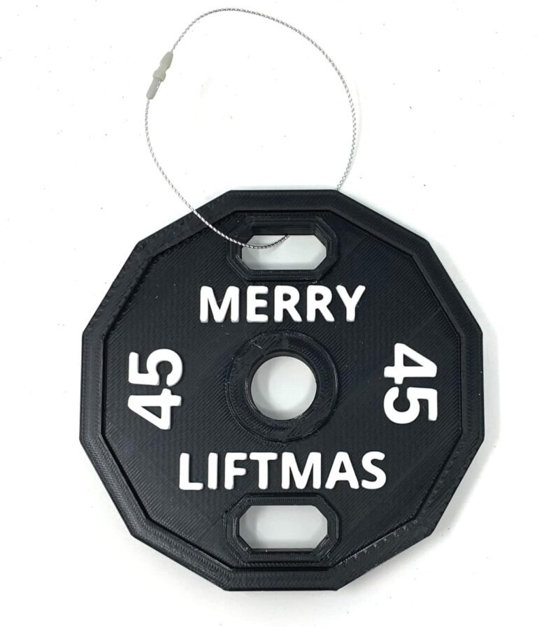 Merry Liftmas Bodybuilding Christmas Ornament Perfect for