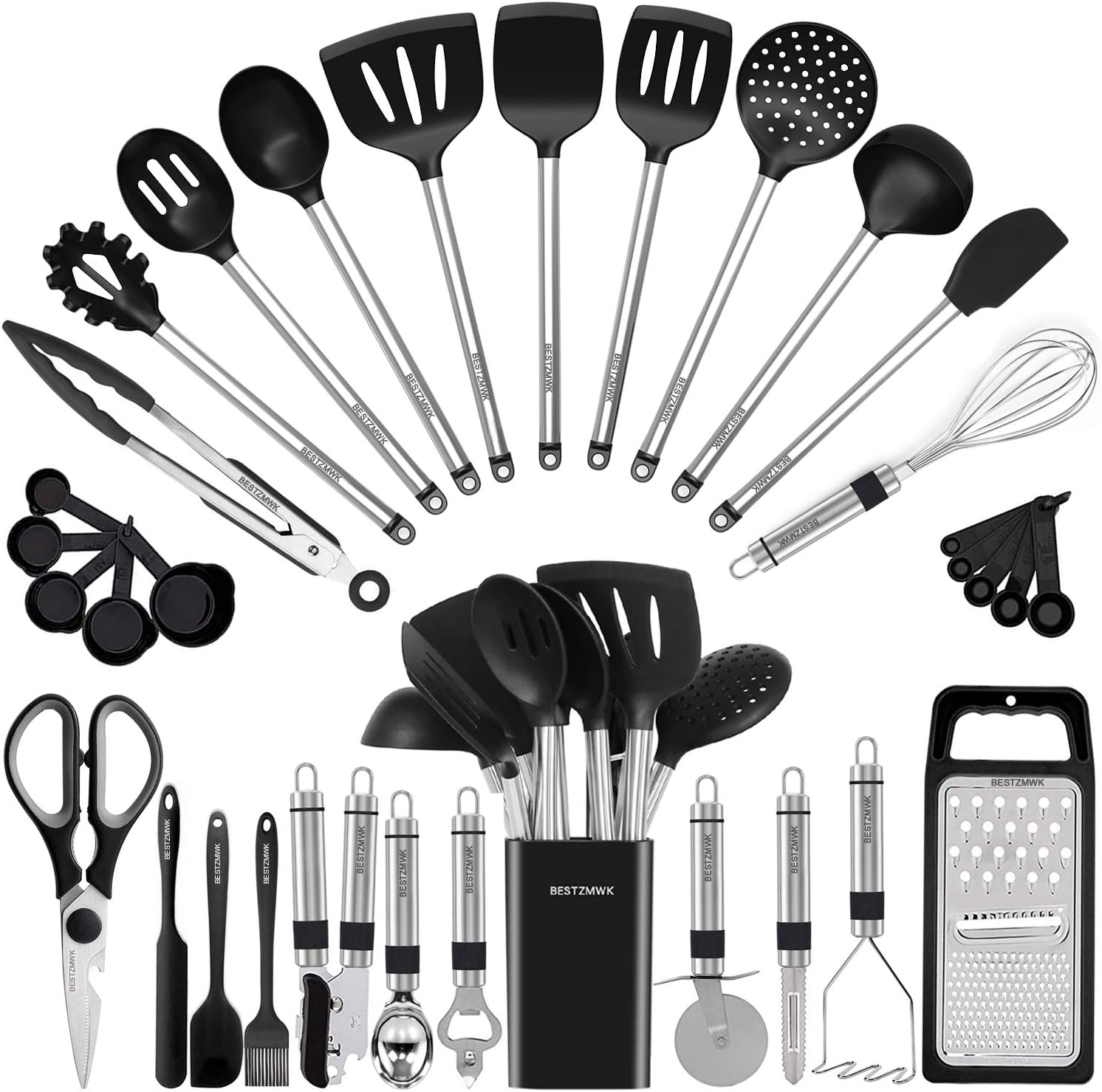 Kitchen Utensil Set Silicone Cooking Utensils Kitchen Gad