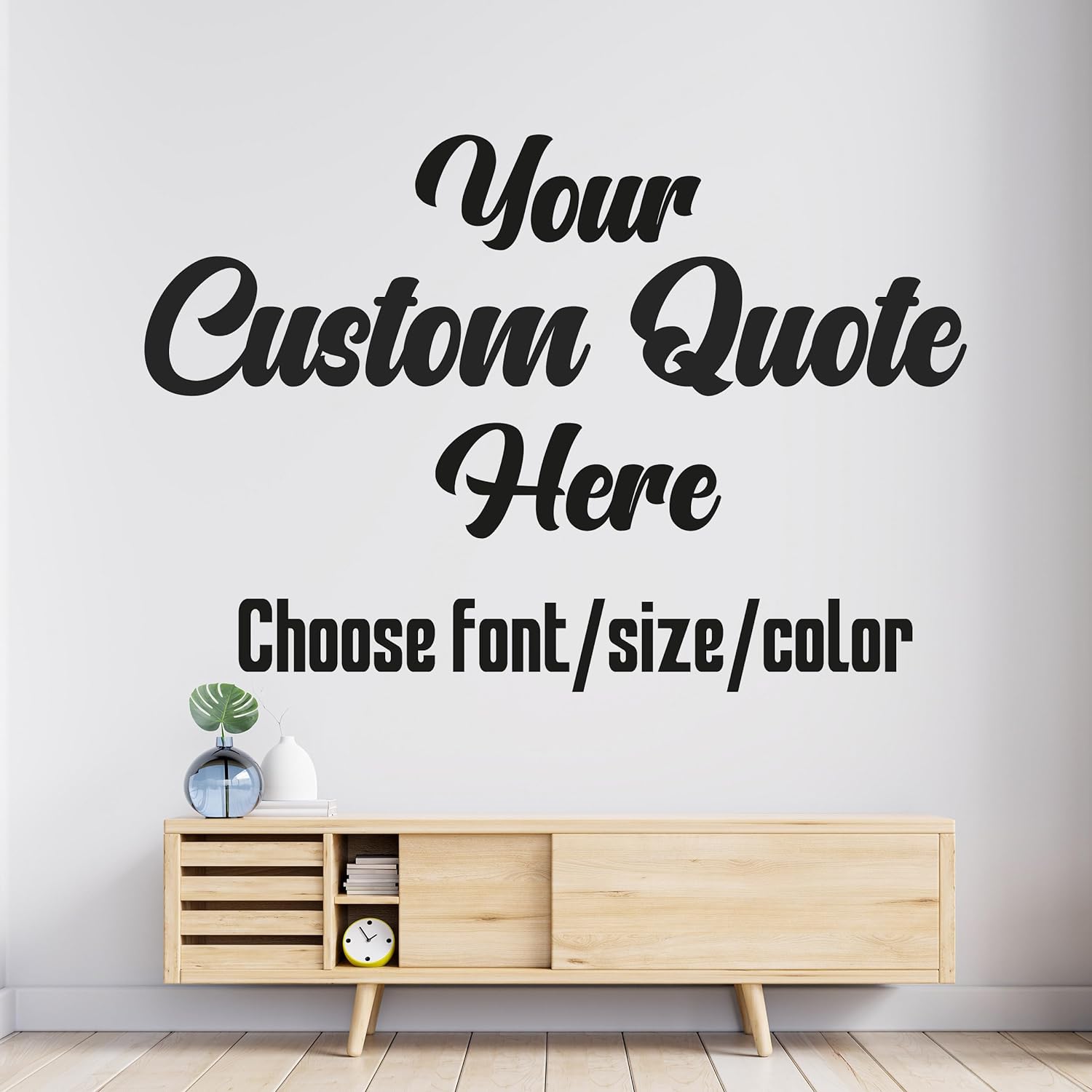 Custom Vinyl Decal Letters for Wall Make Your Own