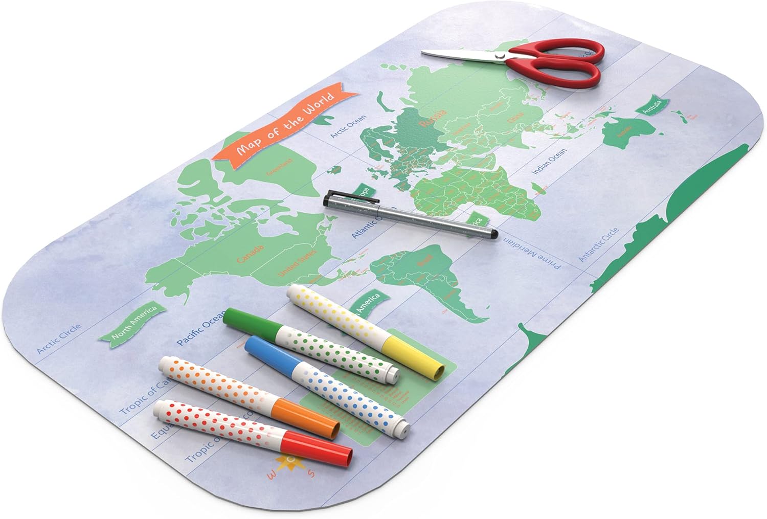 Uncommon Desks Kid's Desk Mat For Schoolwork Arts &