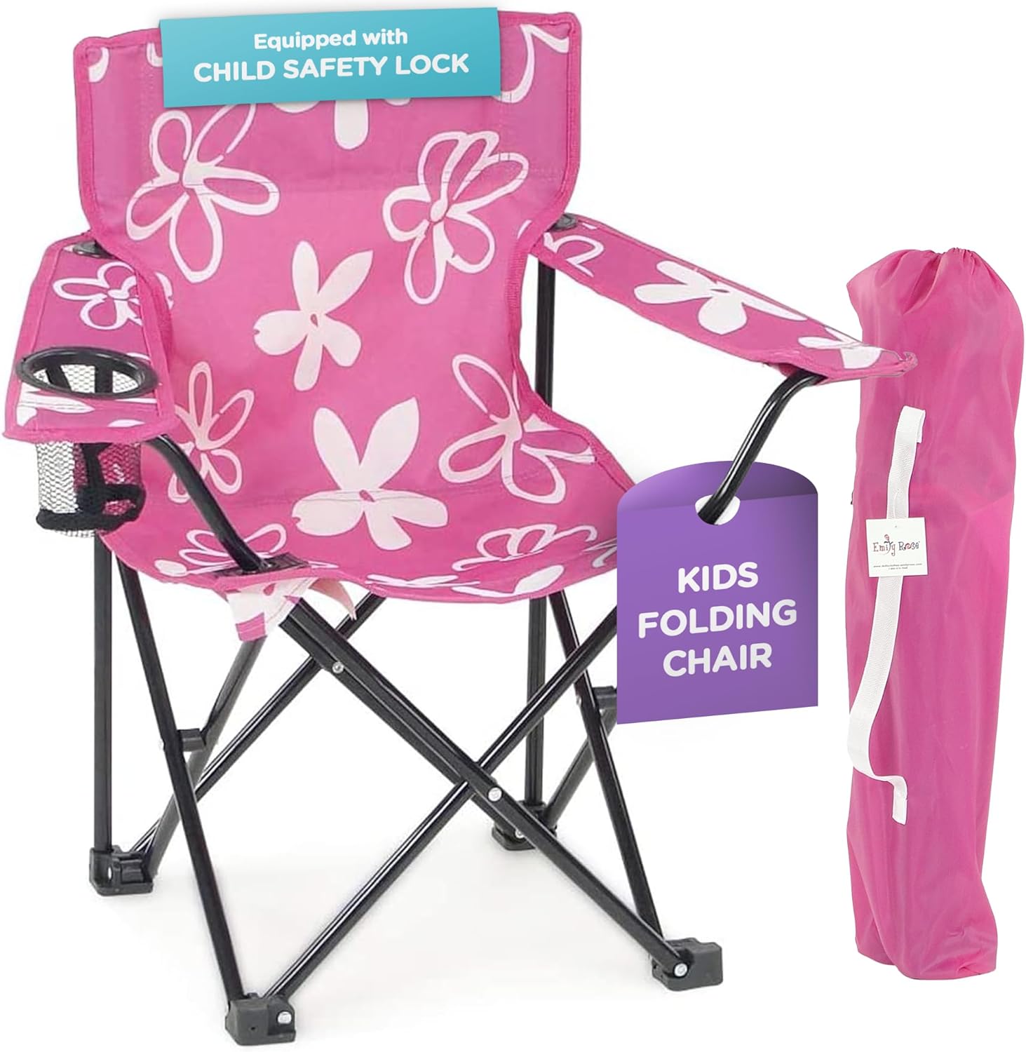 Emily Rose Kids Folding Chair | USA Company | Pink