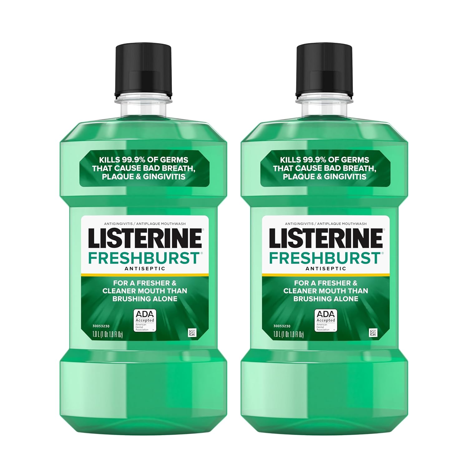 Listerine Freshburst Antiseptic Mouthwash for Bad Breath, Ki