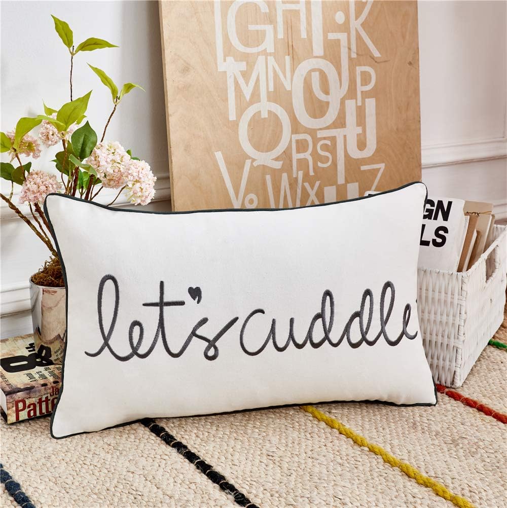 Sanmetex Let's Cuddle Decorative Lumbar Pillow Cover x I