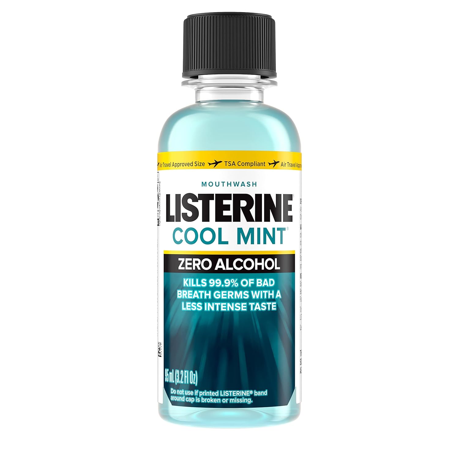 Listerine Antiseptic Zero Cavity Mouthwash, Clean Mint,