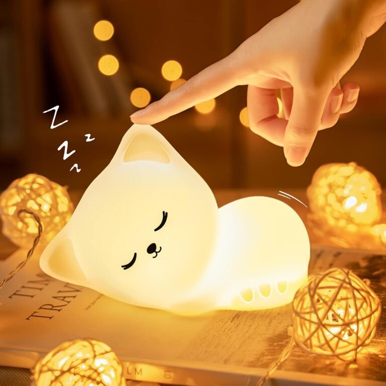 Night Light for Kids Lamp, Colors Cat Lamp Cute Lamp,Dimma