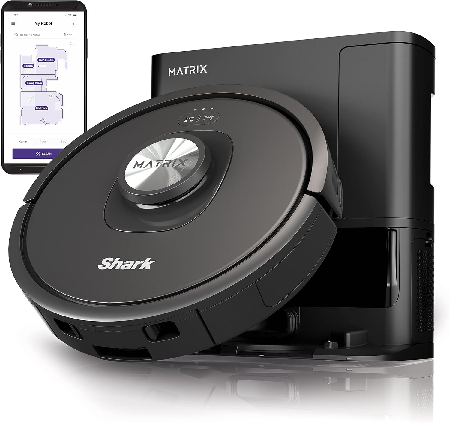 Shark RVAE Matrix Self Emptying Robot Vacuum with Bagles