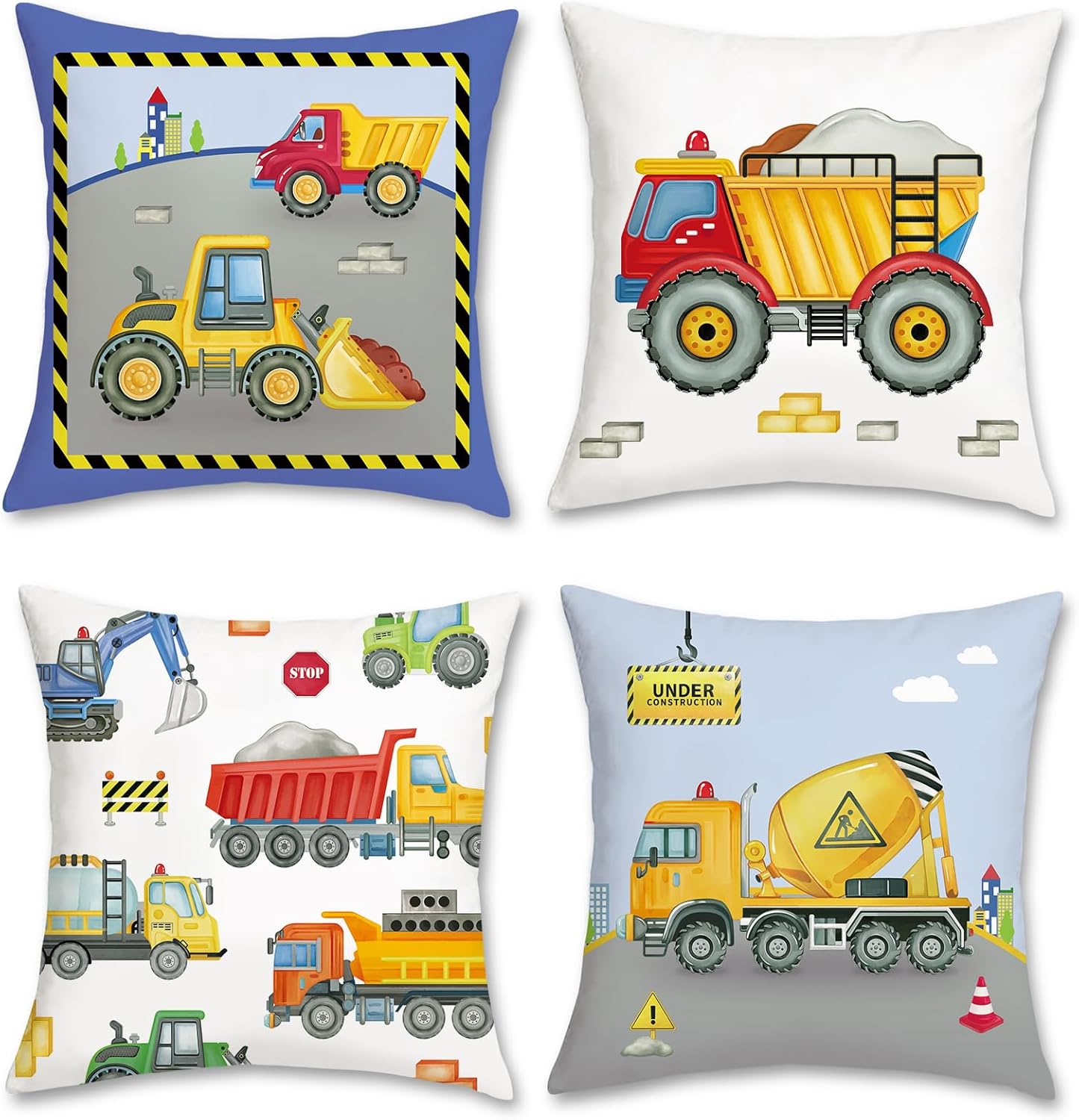 Bonhause Kids Throw Pillow Covers x Inch Toddler