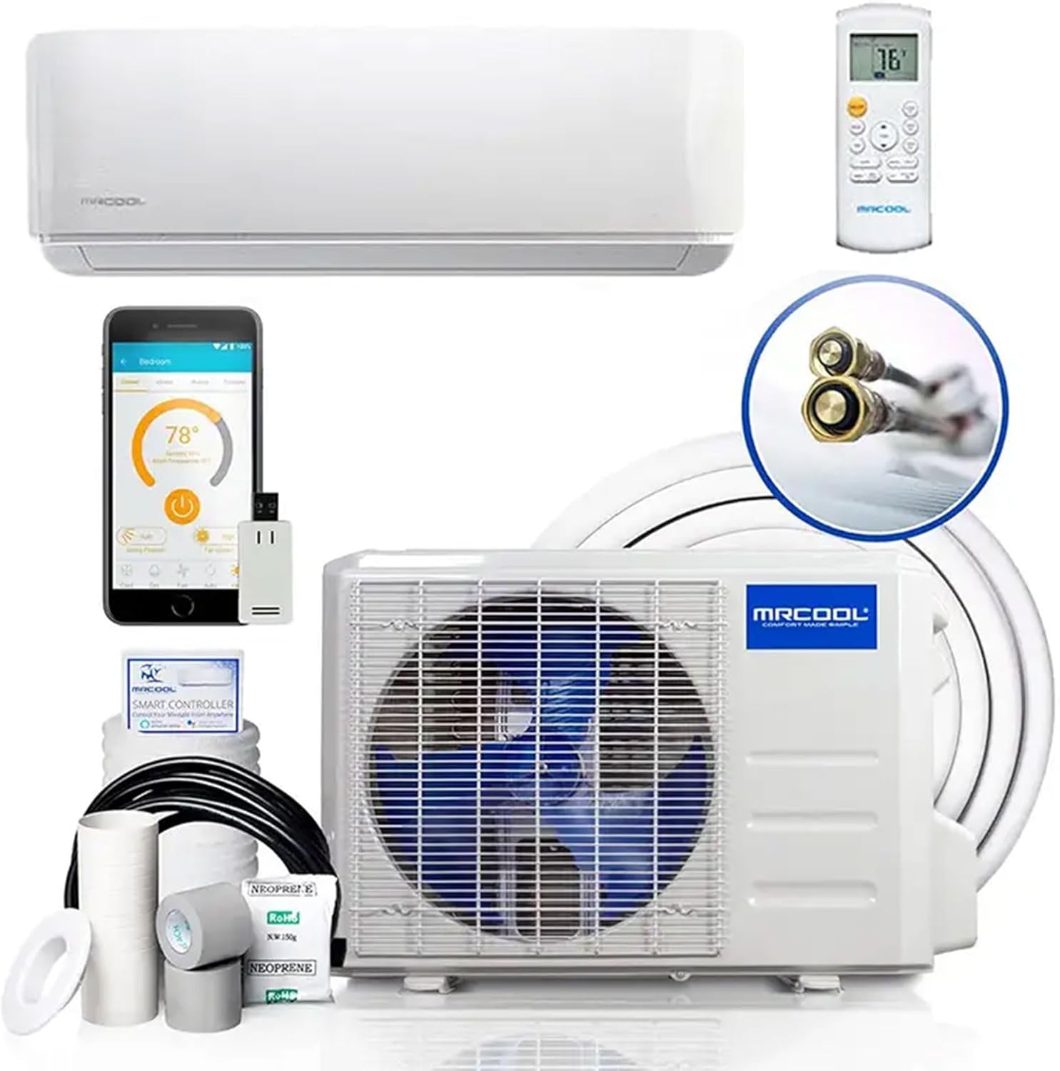 Mrcool DIY K BTU th Gen Energy Star Ductless Mini Split